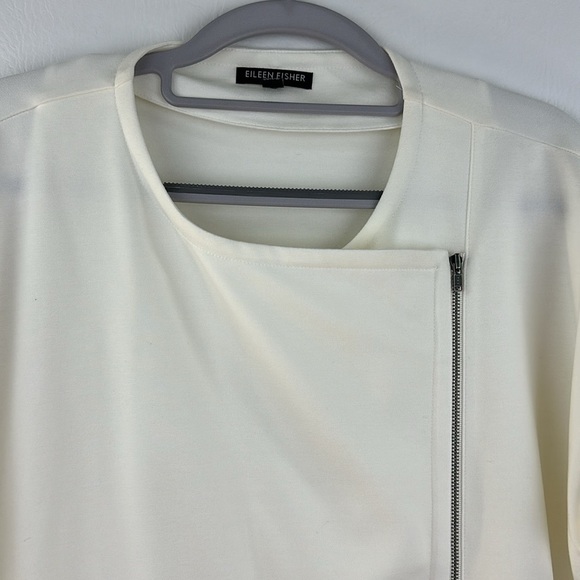 Eileen Fisher Flex Tencel Ponte Asymmetrical Jacket - Picture 5 of 11